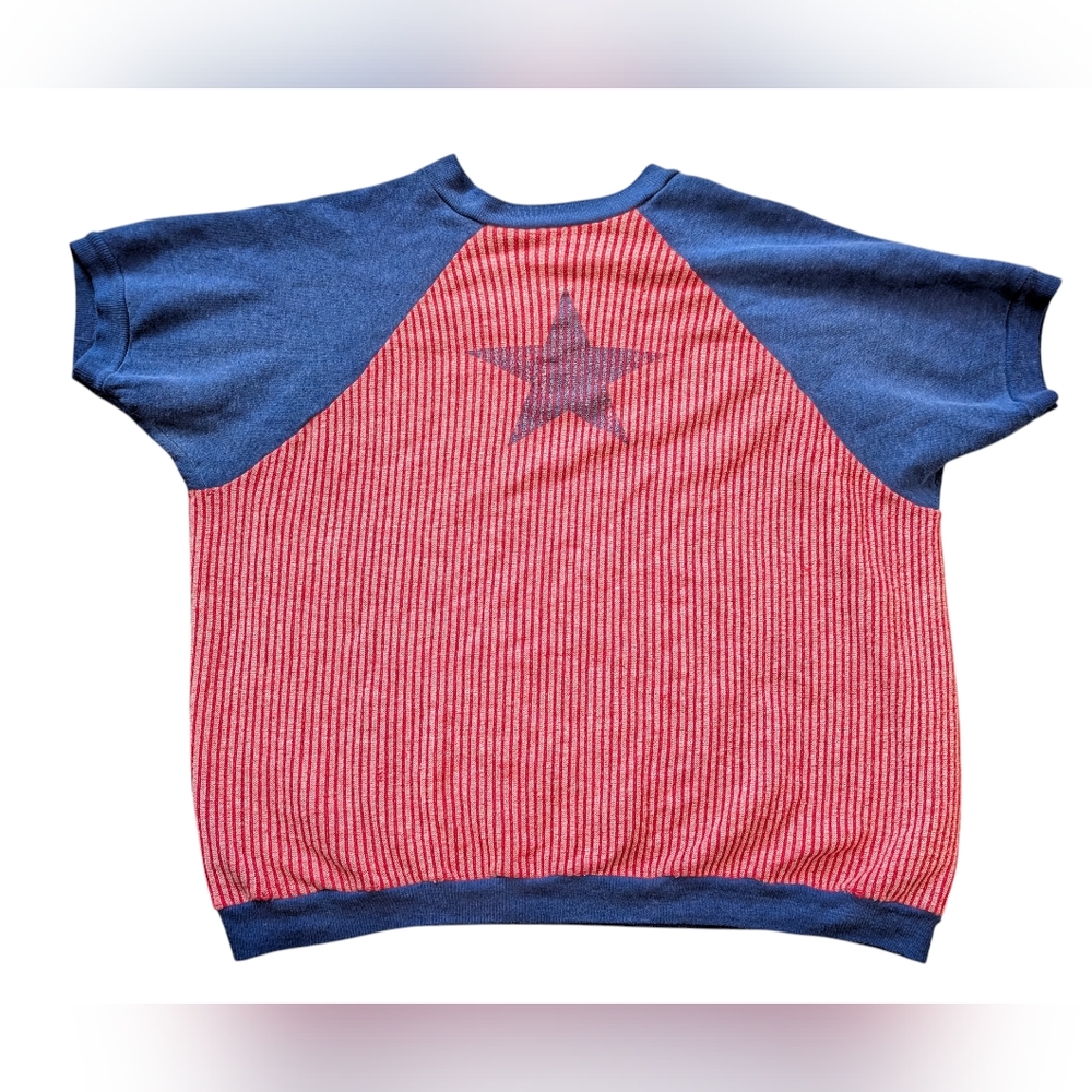 Vintage 1960's Raglan Short Sleeve Sweatshirt - Sportswear of Creslan - Rare